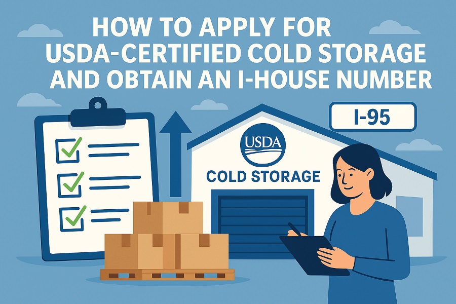 How to Apply for USDA-Certified Cold Storage and Obtain an I-House Number